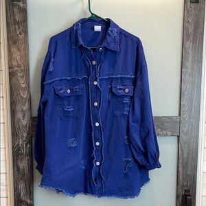 Stylish Distressed Jacket